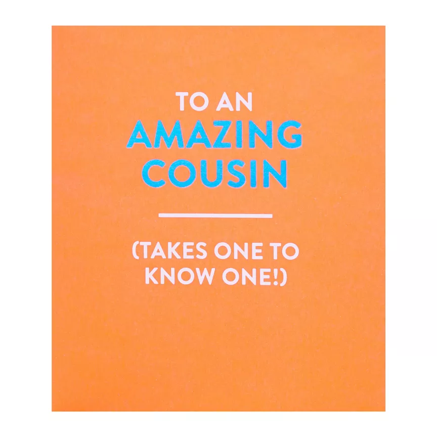 George Home Cousin Birthday Card