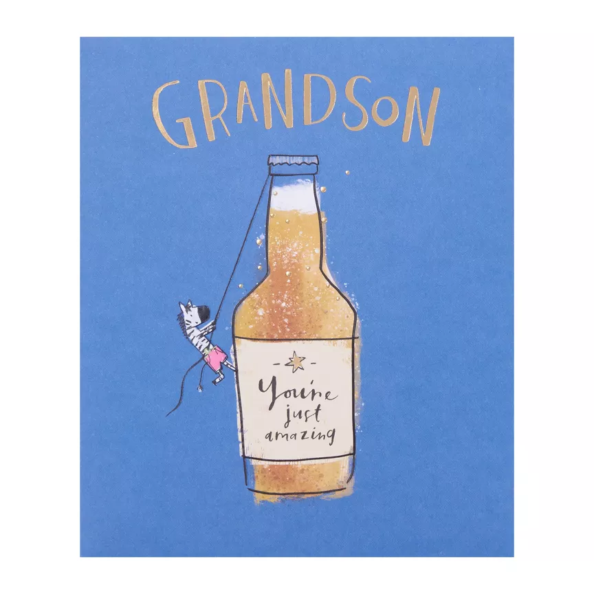 George Home Grandson Birthday Card