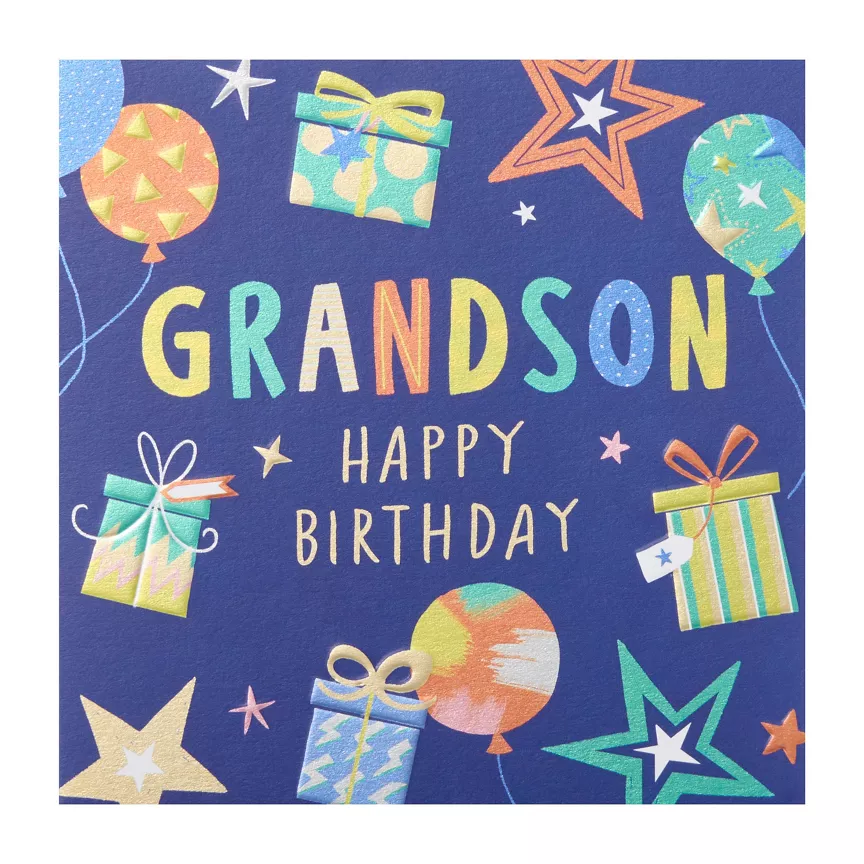 George Home Grandson Birthday Card