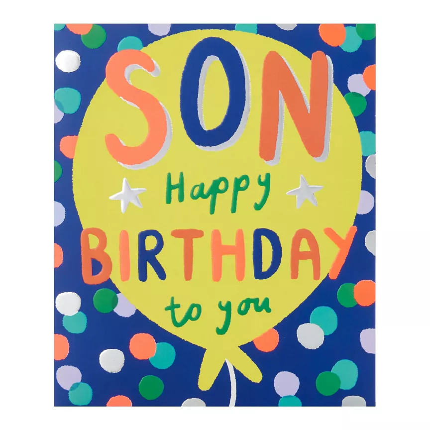 George Home Son Birthday Card