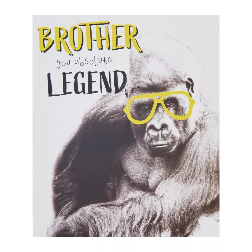 George Home Brother Birthday Card