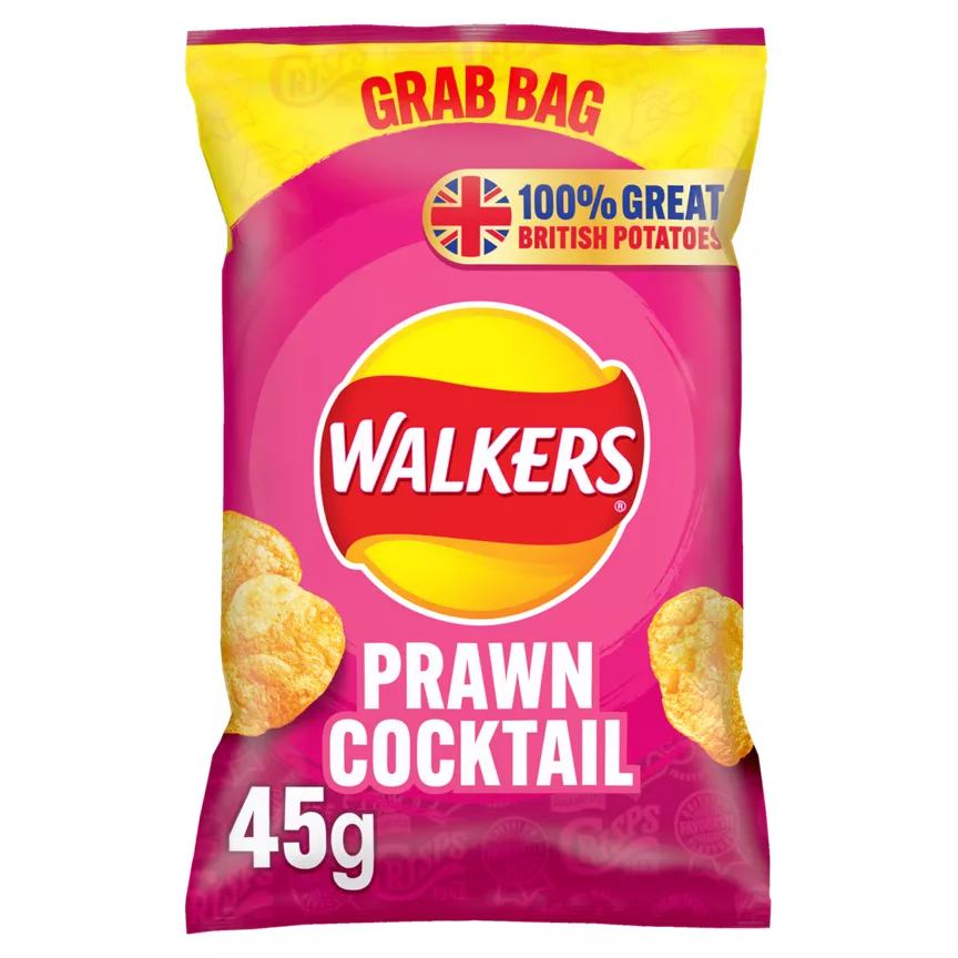 Walkers Crisps Prawn Cocktail 45g