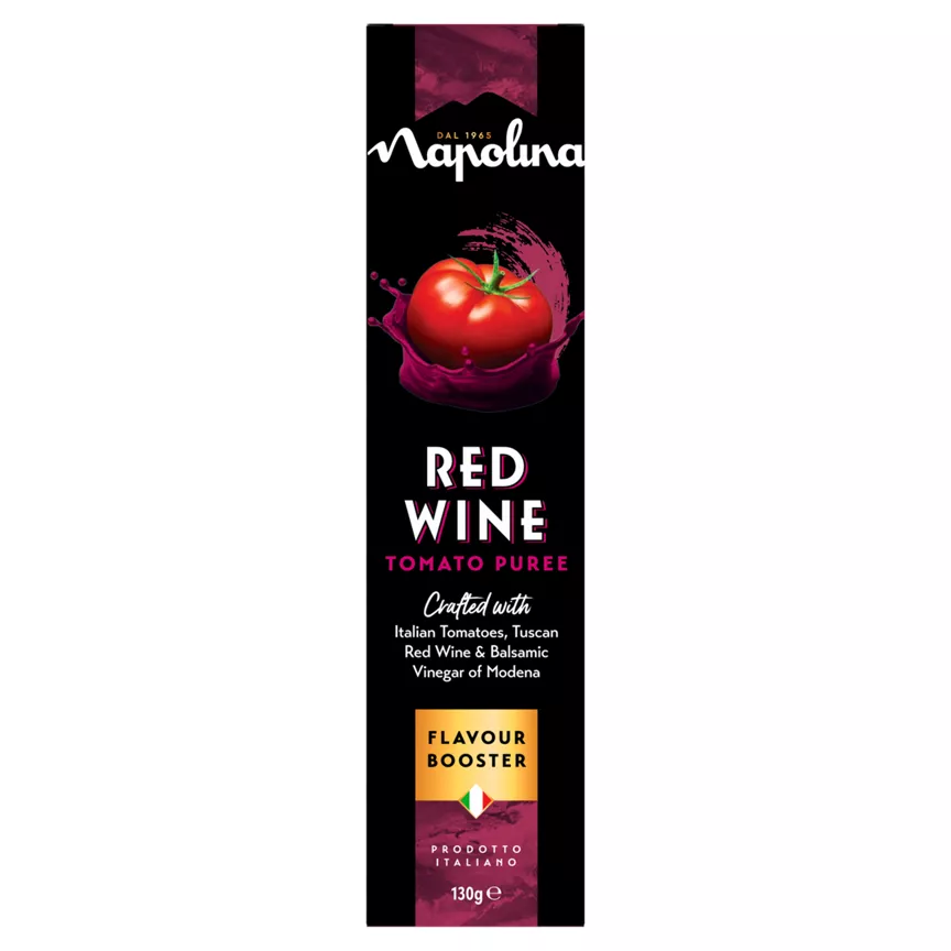 Napolina Red Wine Tomato Puree 130g