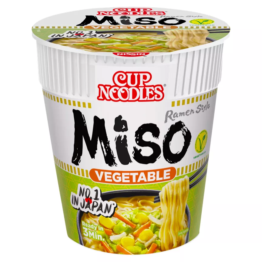 Nissin Cup Noodles Ramen Style Miso Vegetable 67g