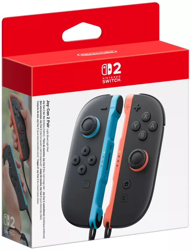Nintendo Switch Joy-Con 2 Pair - Light Blue/Light Red