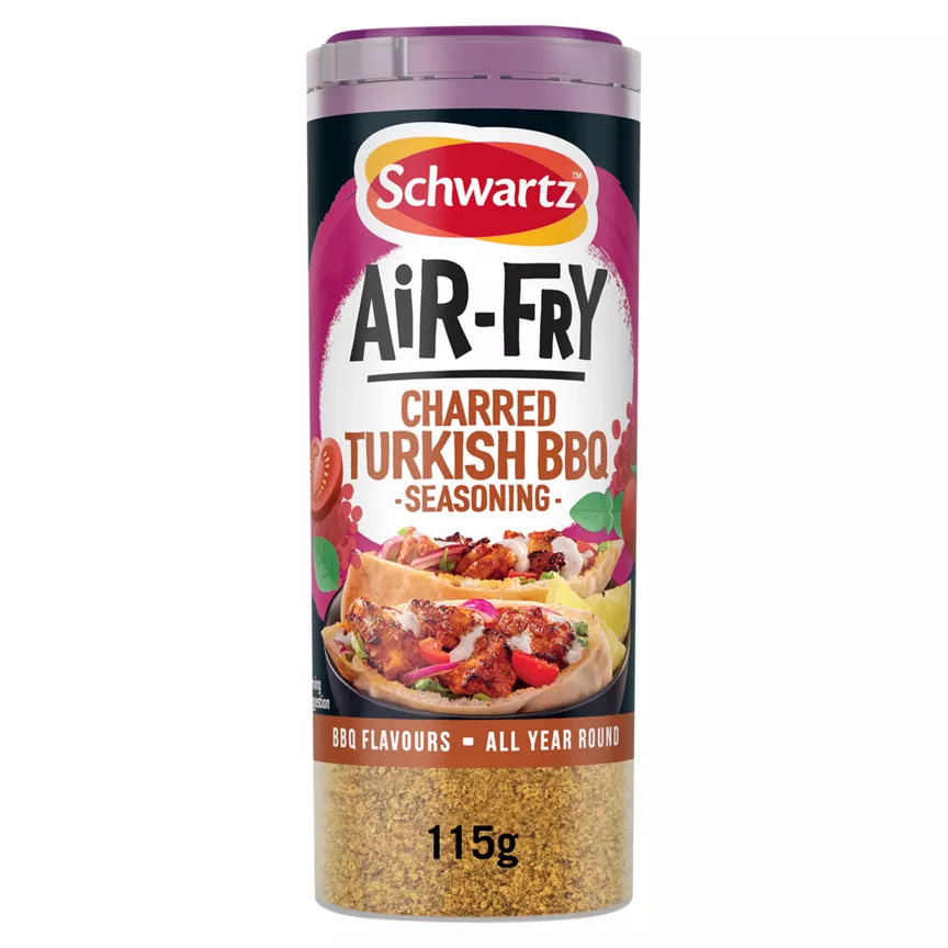 Schwartz Air-Fry Charred Turkish BBQ Seasoning 115g - Image 1