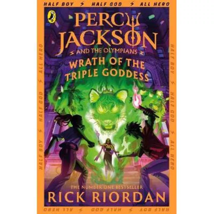 Paperback Percy Jackson and the Olympians: Wrath of the Triple Goddess by Rick Riordan