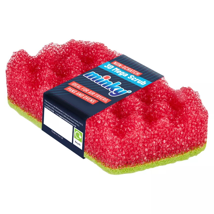 Minky Non-Scratch 3D Mega Scrub