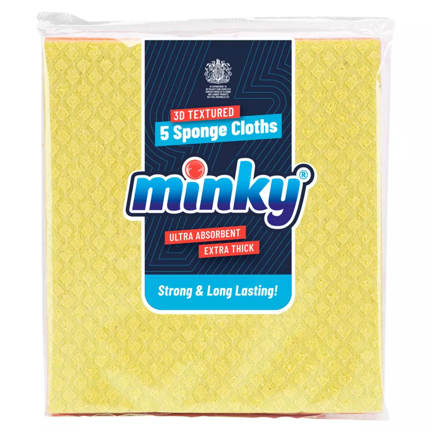 Minky 5 Sponge Cloths
