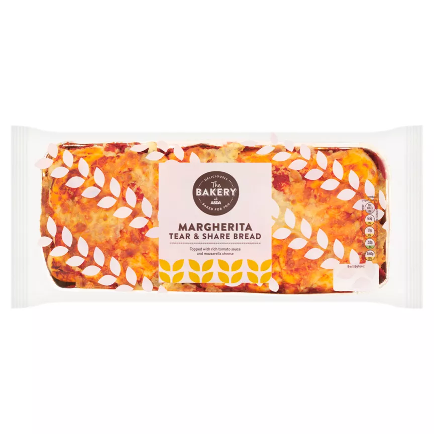The BAKERY at ASDA Margherita Tear & Share Bread 230g
