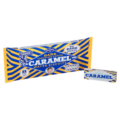 Dark Chocolate Coated Caramel Wafer Biscuits 8 x 30g thumbnail 3