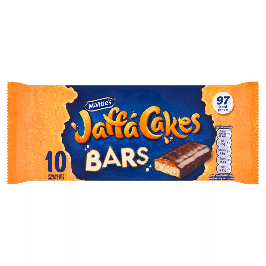 McVitie's Jaffa Cake Original Bars 10 Pack