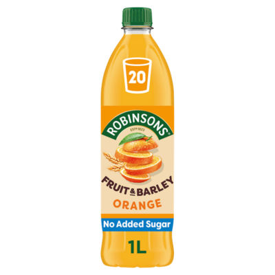 Fruit & Barley with Vitamins Orange Squash 1L thumbnail 2