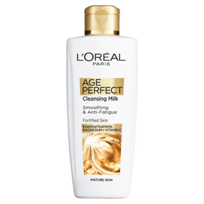L'Oreal Paris Age Perfect Smoothing & Anti Fatigue Vitamin C Cleansing Milk 200ml thumbnail 2