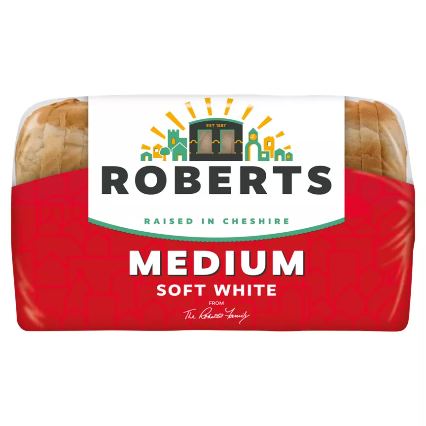 Roberts Bakery Medium White Bread