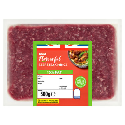 15% Fat Beef Mince 500g