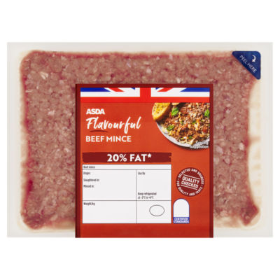 20% Fat Beef Mince 500g