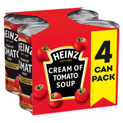 Cream of Tomato Tinned Soup  4 x 400g