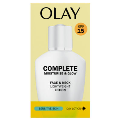 Complete Moisturise & Glow Face And Neck Lotion For Sensitive Skin With SPF15,100ml