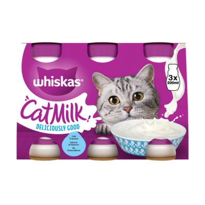 Kitten Cat Milk Bottle&nbsp;3 x 200ml thumbnail 2