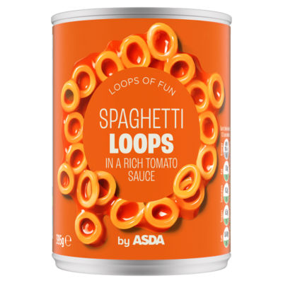 Spaghetti Loops in a Rich Tomato Sauce 395g