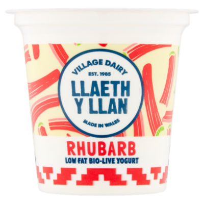Llaeth y Llan Rhubarb Low Fat Bio-Live Yogurt 125g thumbnail 2