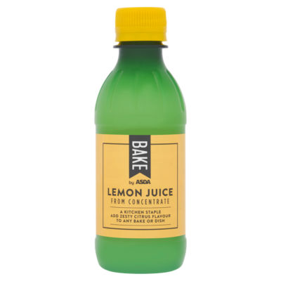 BAKE by ASDA Lemon Juice from Concentrate 250ml thumbnail 2