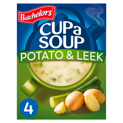 Cup a Soup Potato & Leek 4 Instant Soup Sachets 107g thumbnail 3