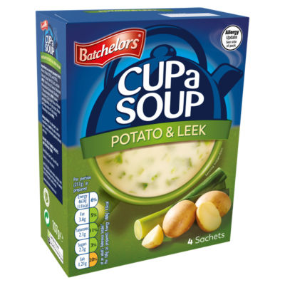 Cup a Soup Potato & Leek 4 Instant Soup Sachets 107g thumbnail 4
