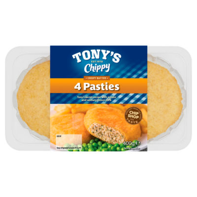 4 Crispy Batter Pasties 400g
