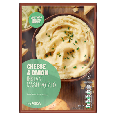 ASDA Cheese & Onion Instant Mash Potato 100g thumbnail 2