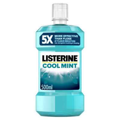 Listerine Cool Mint Mouthwash 500ml thumbnail 2