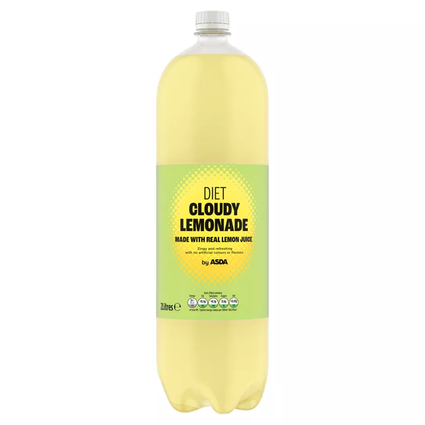 ASDA Diet Cloudy Lemonade 2 Litres