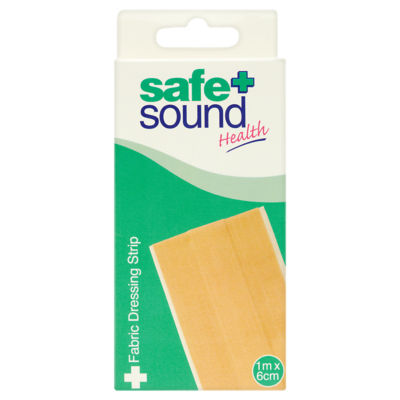 Safe & Sound Fabric Dressing Strip 1m x 6cm