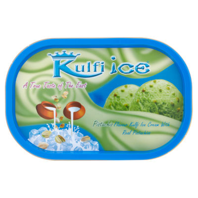 Kulfi Ice Ice Pistachio Flavour Kulfi Ice Cream with Real Pistachios 1 Litre