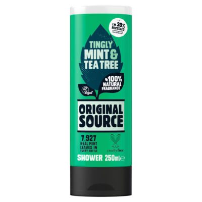 Mint & Tea Tree Shower Gel Body Wash 250ml