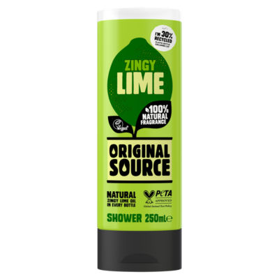 Zingy Lime Shower Gel Body Wash 250ml thumbnail 2