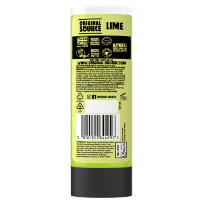 Zingy Lime Shower Gel Body Wash 250ml thumbnail 3