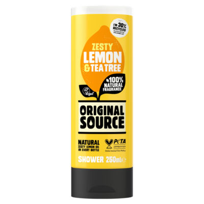 Zesty Lemon & Tea Tree Shower Gel Body Wash 250ml thumbnail 2