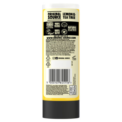 Zesty Lemon & Tea Tree Shower Gel Body Wash 250ml thumbnail 3