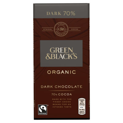 Organic Dark 70% Chocolate Bar