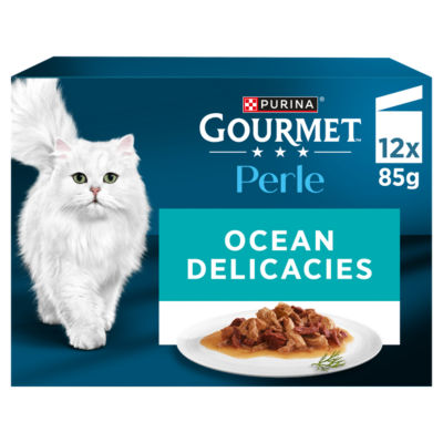 Perle Mini Fillets in Gravy Ocean Delicacies Wet Cat Food 12x85g