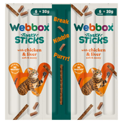 Tasty Sticks with Chicken & Liver 30g (6 x 5g)