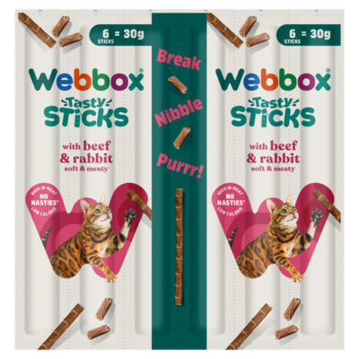 Tasty Sticks with Beef & Rabbit 30g (6 x 5g)