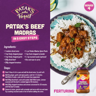 Madras Curry Spice Paste 283g thumbnail 3
