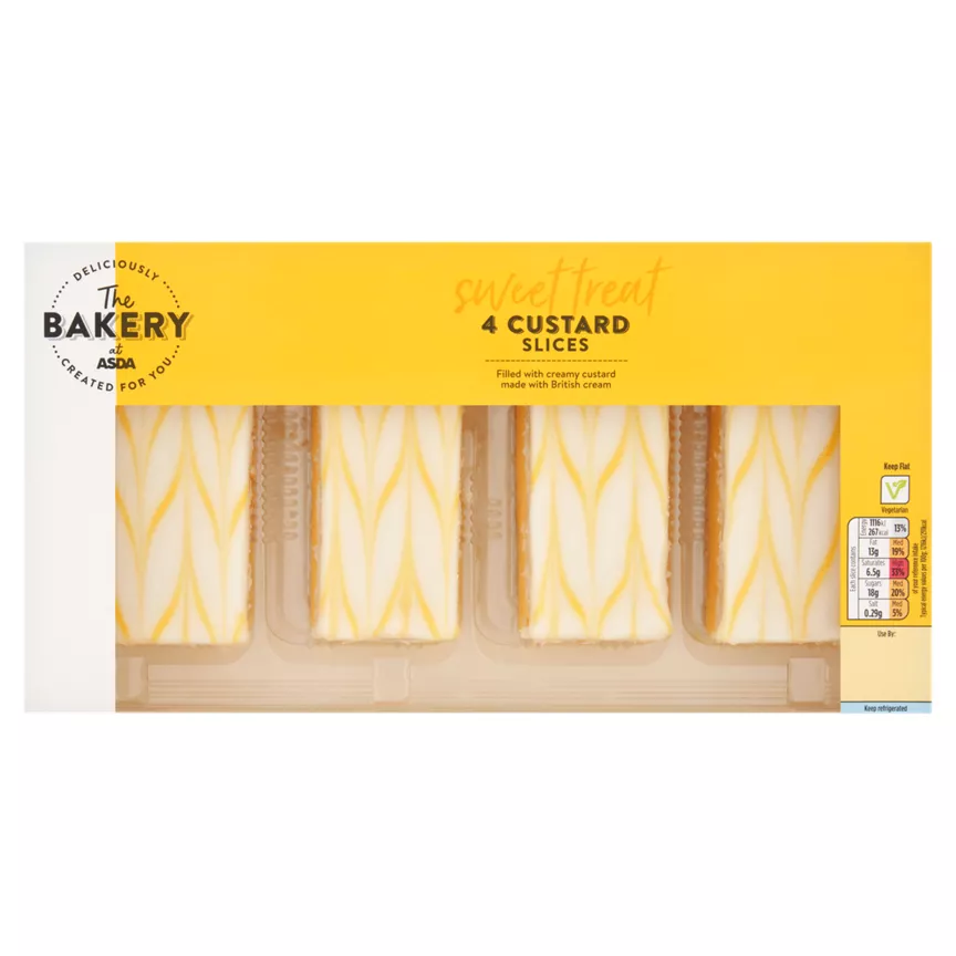 The BAKERY at ASDA 4 Custard Slices