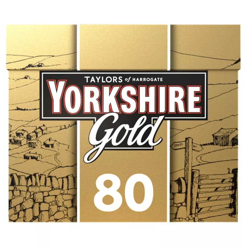 Taylors of Harrogate Yorkshire Tea Gold 80 Tea Bags