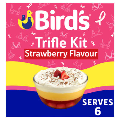 Bird's Strawberry Trifle