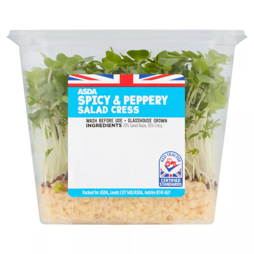 ASDA Spicy & Peppery Salad Cress