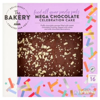 The BAKERY at ASDA Mega Chocolate Celebration Cake